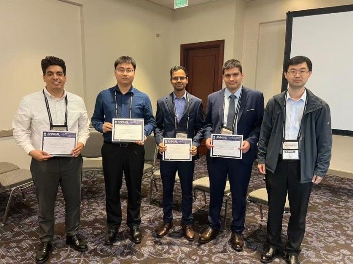 Group photo with the finalists and QCRE leadership at the IISE Annual Conference and Expo 2025.