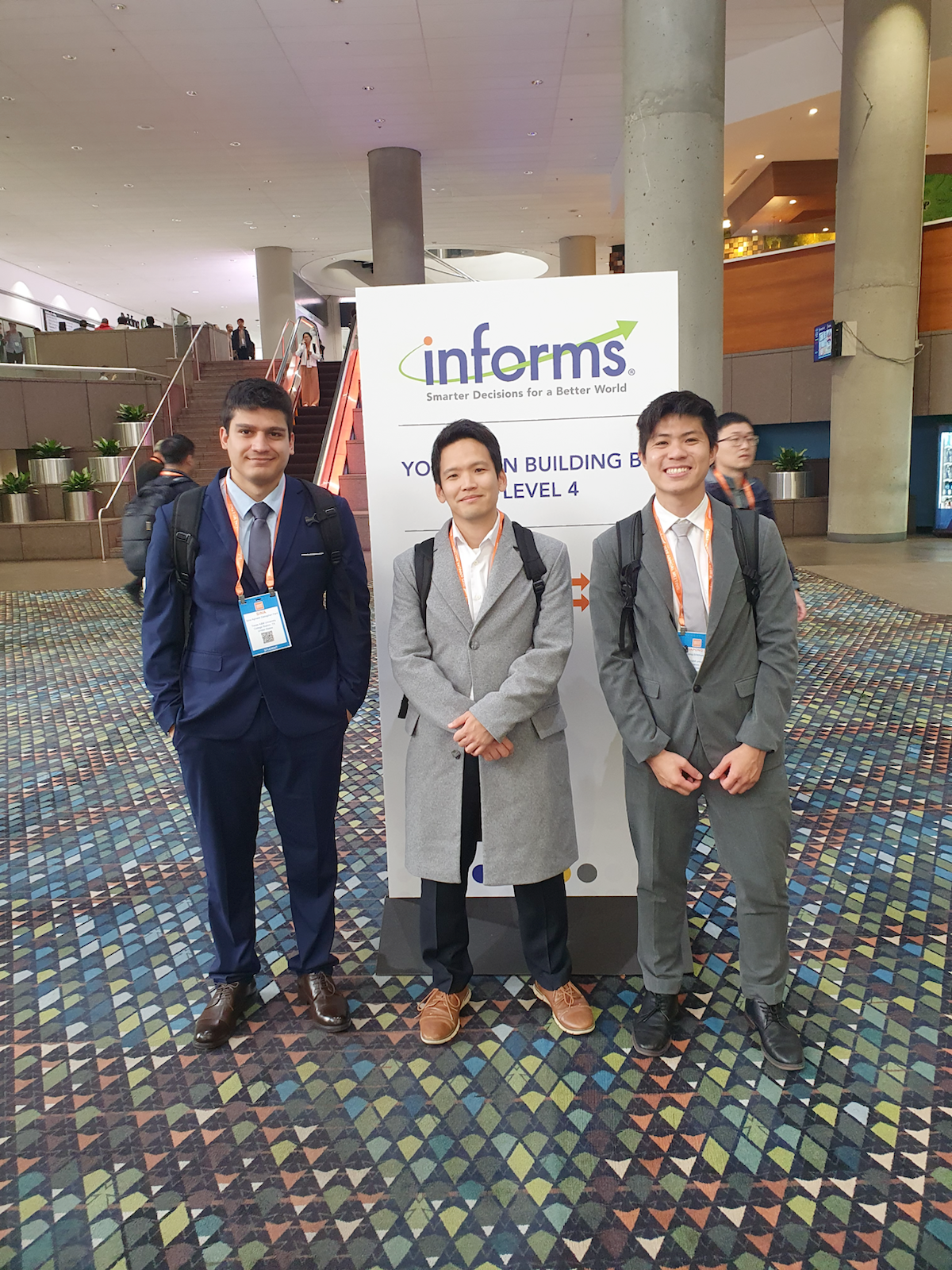 Sina Aghaee Dabaghan Fard at INFORMS 2025.